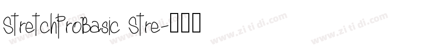 StretchProBasic Stre字体转换